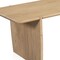 Homeroots 80" Natural Wood Double Pedestal Base Dining Table 654554 - alternate 8