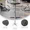 Flash Furniture Commercial All-Weather 24" Black Faux Marble HPL Tabletop with Silver X Base ST-RD24-BKMAR-T2222S-GG - alternate 10