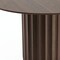 Homeroots 52" Brown Wood Pedestal Base Round Top Dining Table 720943 - alternate 6