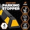 Xpose Safety Parking Block, Rubber, 4 in Height, 48 in Length, Black/Yellow PBSY-4-X - alternate 7