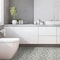 Andova Tiles Istanelle Janian Black & White 8-in. Encaustic Matte Porcelain Wall & Floor Tile, 19PK ANDIST1126 - alternate 7