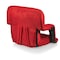 Picnic Time Family Of Brands Ventura Portable Reclining Stadium Seat, Red 618-00-100-000-0 - alternate 9