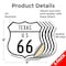 Signmission Texas Route Marker Shield Sign Us 66, 6 inch X 6 inch, Vinyl Decal, 5PK SHI-D-5PACK-6-466 - alternate 4
