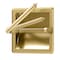 Gatco Pivoting Arm Recessed Toilet Paper Holder, Brushed Brass 753 - alternate 5