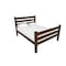 Homeroots Coffee Solid Wood Twin Bed Frame 546937 - alternate 6