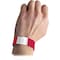 C-Line Products DuPont Tyvek Security Wristbands, Red, 100/PK - 0.8" Width x 10" Length - Red - 100 89104 - alternate 1