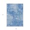Homeroots 9' X 12' Denim Blue And Sky Blue Nautical Washable Indoor Outdoor Area Rug 581729 - alternate 6
