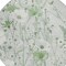 Homeroots 8' Mint Green And Ivory Round Floral Washable Indoor Outdoor Area Rug 611158 - alternate 9