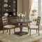 Homeroots 48" Gray Wood Pedestal Base Round Top Dining Table 631273 - alternate 6
