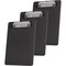 Acrimet Clipboard Memo Size A5 Low Profile Clip (Plastic) (Black Color), 3PK 137B.5 - alternate 1