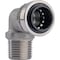 Quickfitting 1/2'' Push-to-Connect x 1/2'' MNPT Stainless Steel 90-Degree Elbow SS813MR - alternate 5