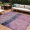 Homeroots 8' X 10' Blush And Mint Green Abstract Washable Indoor Outdoor Area Rug 618598 - alternate 1