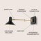 Jonathan Y Hygge 16" Swing Arm 1-Light Modern Midcentury Iron USB Charging Port LED Sconce, Black/Brass Gold JYL1302B - alternate 12