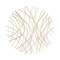 Homeroots 30" X 30" Gold Metal Circle Abstract Hanging Dimensional Sculpture 569443 - alternate 9