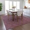 Homeroots 3' X 5' Eggplant And Ivory Geometric Washable Indoor Outdoor Area Rug 602359 - alternate 9