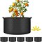 Ipower Simple Deluxe 15 Gallon Grow Bags, 300G Vegetable/Flower/Plant Fabric Pots with Handles, Black, 5PK GLGROWBAG15X5BLKV5 - alternate 1
