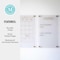 Martha Stewart Grayson Acrylic Wall Calendar & Notes Board Set W/ Marker & Mntng Hrdwr, Clear W/ Gold Print BR-ACS-284545-GD-2-CLRGLD-MS - alternate 10