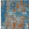 Homeroots 3' X 5' Navy Blue Orange And Ivory Abstract Washable Indoor Outdoor Area Rug 596878 - alternate 8