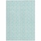 Homeroots 5' X 8' Aqua And Beige Ogee Washable Indoor Outdoor Area Rug 601609 - alternate 8
