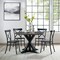 Crosley Hayden 5-Piece Round Dining Table Set W/Camille Chairs KF20010SL-MB - alternate 9