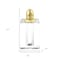 Homeroots Set of Two Clear And Gold Crystal Pepper Shakers 376094 - alternate 3