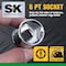 Sk Professional Tools Drive SAE Chrome Socket Set 3/8", 12 pc SK01340 - alternate 6