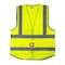 2W International LED Safety Vest Class 2 Medium Lime L540C-2 M - alternate 2