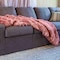 Lavish Home Oversized Ruched Faux Fur Blanket Plush Polyester Faux Fur Queen-Size Throw for Sofas & Beds HT-THROW1-PNK - alternate 7