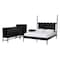 Baxton Studio Brantley Spindle Bedroom Set with Chest, Black, Queen 272-14805-14806-14807-14808-ZORO - alternate 1