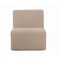 Deko Living 4 Place Seating  Brown Compressed Foam Sectional Sofa and Ottoman Set CIF50117 - alternate 7