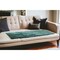 Homeroots 2" X 5" Green Natural Off White Medical Grade Double Sheepskin Throw Blanket 388650 - alternate 7
