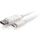 C2G 3ft USB C to DisplayPort 4K Cable White 26879 - alternate 1