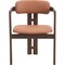 Leisuremod Velo Series Modern Dining Chair in Black Walnut Wood with Dark Brown Seat VCBW-51DBR - alternate 10