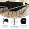 Flash Furniture Advantage Black Multipurpose Church Chairs, 18.5" Wide SEPCHT185-108 - alternate 10