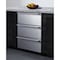 Summit 24in Wide Built-In 3-Drawer Outdoor All-Refrigerator SP6DS3DOS - alternate 8