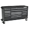 Proto 550 Series Rolling Tool Cabinet, 16 Drawer, Dual Black, 67 in W x 25 in D x 41 in H J556741B-16DBPD - alternate 1