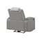 Global Furniture Usa Contemporary U8000 Grey Power Recliner W/ Power Headrest & Led Light U8000-GREY-PR W/ PHR + LED - alternate 4