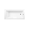 Kingston Brass 66-Inch Acrylic Rectangular 3-Wall Alcove Tub Combo w/ Waste and Overflow Drain, Right Hand Drain CVTAP663222R0 - alternate 4
