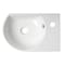Alfi Brand ALFI brand ABC119 White 16" Small Wall Mounted Ceramic Sink with Faucet Hole ABC119 - alternate 11