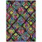 Homeroots 8' X 10' Black Yellow And Green Geometric Washable Indoor Outdoor Area Rug 609127 - alternate 9