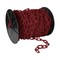 Mr. Chain 2" x 125' Crimson Plastic Safety Chain - Reel 50158 - alternate 1