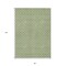 Homeroots 8' X 10' Green And Gray Floral Washable Indoor Outdoor Area Rug 610651 - alternate 9