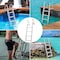 Vevor Aluminum Dock Ladder Boat Dock Ladder 30-38in Height Adjustable 4 Steps FT-04 - alternate 6
