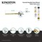 Kingston Brass Front Mount Toilet Tank Lever with Knurled Handle, Brushed Brass KTRKX7 - alternate 2