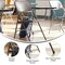 Flash Furniture Round Metal Tablet Arm Chair, Left Hand, Beige, Laminate, Grey HF-309AST-LFT-GG - alternate 18