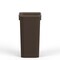 Regal Altair 23 Gallon Square Brown Plastic Trash Can, Vent Channel Design ZR-TC-100-SQ23BR - alternate 6