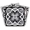Homeroots 6" X 6" Black White And Tan Peel And Stick Removable Tiles 390795 - alternate 4