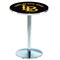 Holland Bar Stool Co 42" Chrome Long Beach State University Pub Table, 36" dia. Top L214C4236LBStUn - alternate 1