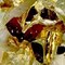 Homeroots Gold Round Reflective Fire Pit Glass 479083 - alternate 5