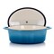 Megachef 7 Quarts Oval Enameled Cast Iron Casserole in Blue MG-CO33AB - alternate 10